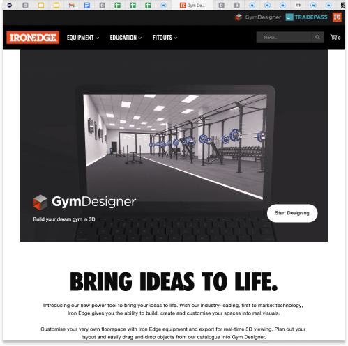 Example of embedded 3D Roomplanner feature for Enterprise clients