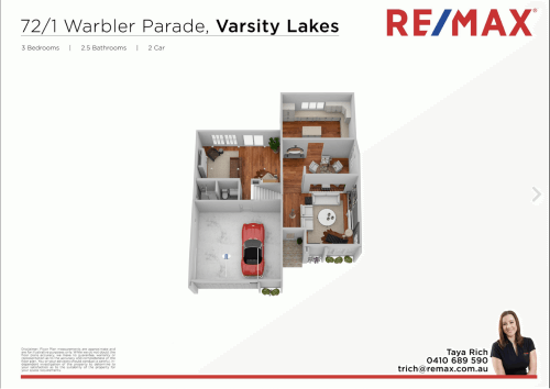 Example showing custom logo added to renders with Floorplanner Pro