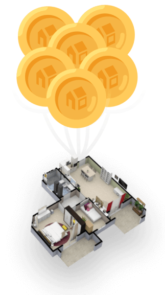Dollhouse view render and credits with Floorplanner Basic