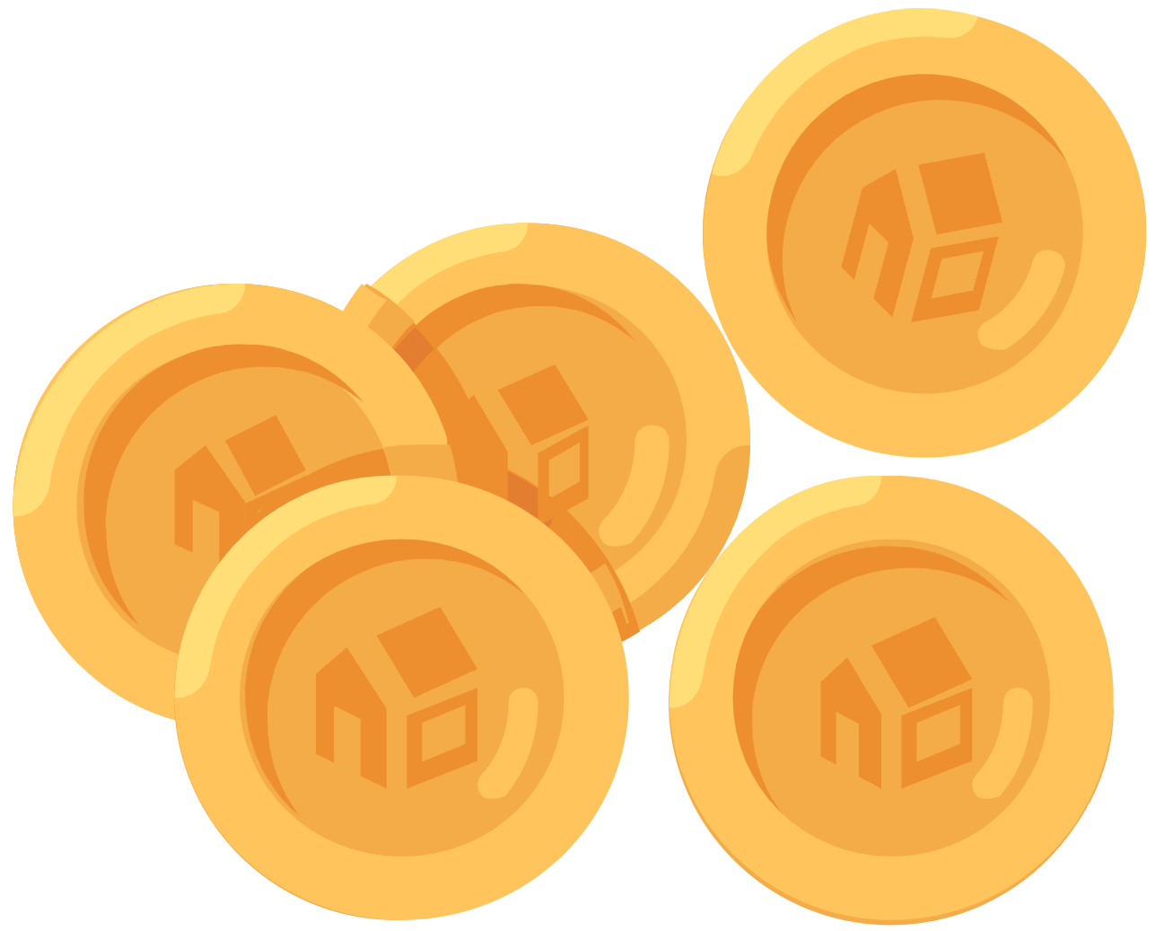 Illustration representing credits included with Floorplanner Pro