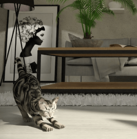 Illustration showing some models from the library access for Floorplanner Basic plan