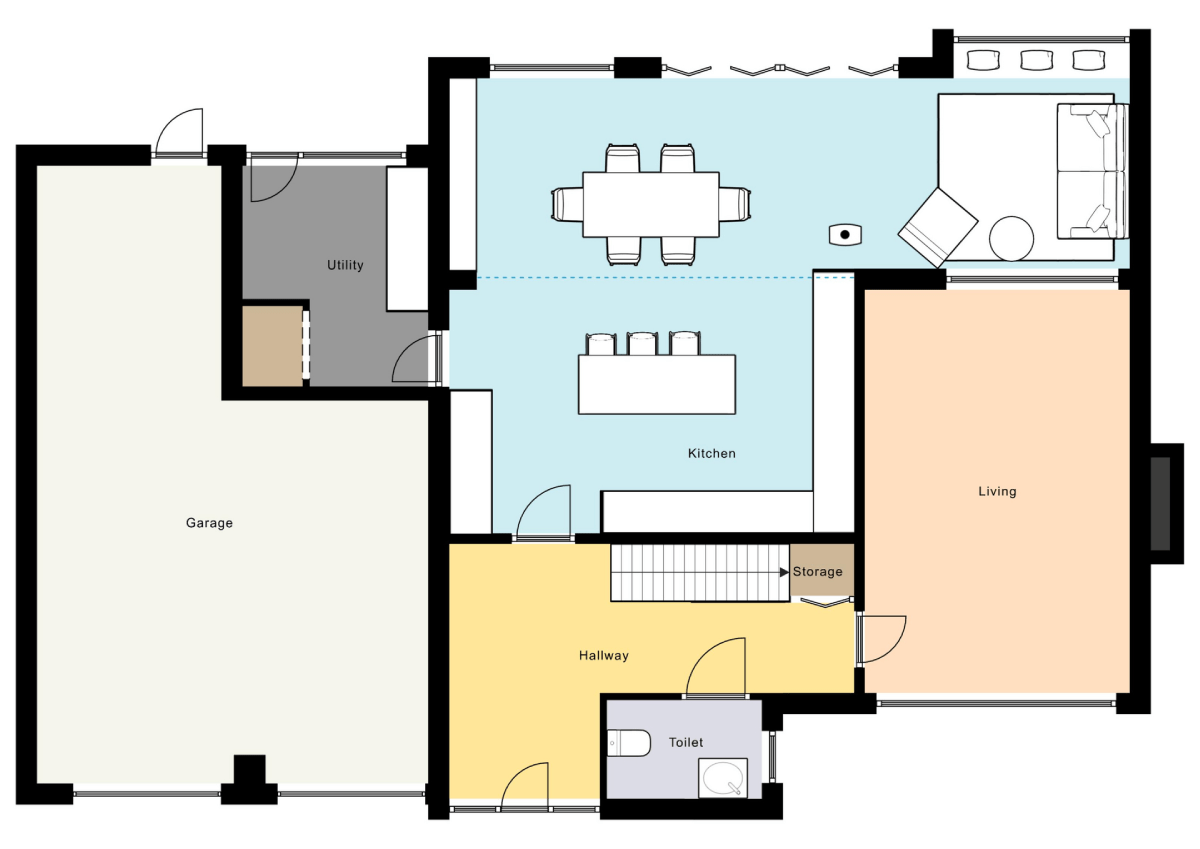 color coded floorplan example in carousel 05