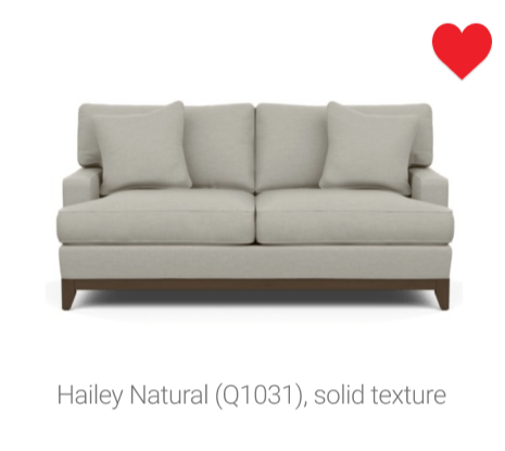 A product with a favorite icon made possible with the favorite items list feature relevant to Pro subscription