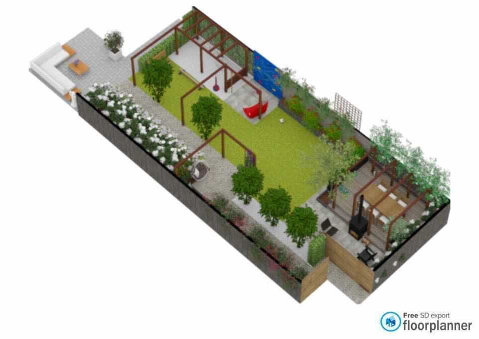 3D site view plan example 3 by Floorplanner
